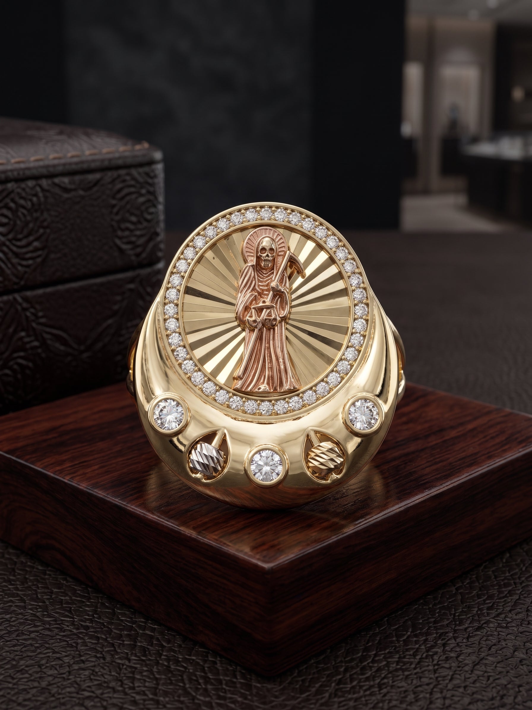 Santa Muerte Ring 10k – TAMAYO GOLD LLC