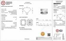 Load image into Gallery viewer, Radiant Elegance – 4.02 CT Lab Diamond Ring