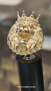 Custom 3D Lion Ring