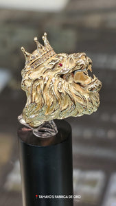 Custom 3D Lion Ring
