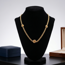 Load image into Gallery viewer, Ethereal Rose 10k Gold Link Chain