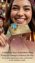 Load image into Gallery viewer, Custom High School Graduation Rings | 10K Gold Personalized Class Rings