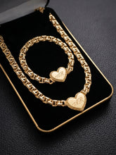 Load image into Gallery viewer, SILVER HEART CHINO BAR SET