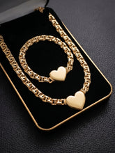 Load image into Gallery viewer, SILVER HEART CHINO BAR SET