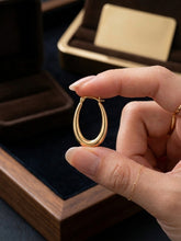 Load image into Gallery viewer, 14 K GOLD HOOP EARRINGS