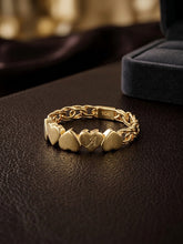 Load image into Gallery viewer, 10 K GOLD HEART CHINO MONACO RING