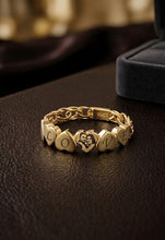Load image into Gallery viewer, 10 K GOLD HEART CHINO MONACO RING