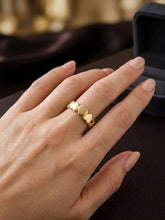 Load image into Gallery viewer, 10 K GOLD HEART CHINO MONACO RING