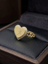 Load image into Gallery viewer, 14 K GOLD CHINO HEART RING