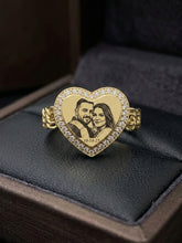 Load image into Gallery viewer, 14 K GOLD CHINO HEART RING