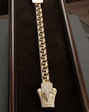 Load image into Gallery viewer, 10 K GOLD CHINO HEART BRACELET