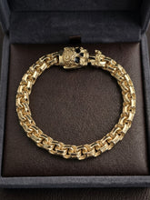 Load image into Gallery viewer, 10 K GOLD CHINO LINK SKULL BRACELET