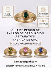 Load image into Gallery viewer, 10 K GOLD CUSTOM GRADUATION RING
