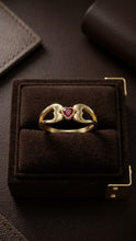 Load image into Gallery viewer, 10K Gold Heart Accent Ring