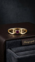 Load image into Gallery viewer, 10K Gold Heart Accent Ring