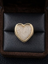 Load image into Gallery viewer, 10 K GOLD STATEMENT HEART RING