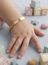 Load image into Gallery viewer, 10 K GOLD CHINO LINK BABY BRACELET