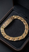 Load image into Gallery viewer, 10 K GOLD CHINOBAR MONACO SUPERFLAT BRACELET