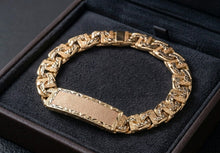 Load image into Gallery viewer, 10 K GOLD CHINOBAR MONACO SUPERFLAT BRACELET