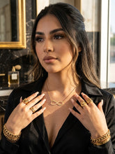 Load image into Gallery viewer, 10 K GOLD CUSTOM NAME INFINITY NECKLACE