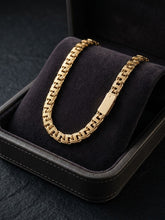 Load image into Gallery viewer, 10 K GOLD SEMI SOLID CHINO BAR CHAIN