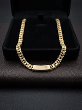 Load image into Gallery viewer, 10 K GOLD SEMI SOLID CHINO BAR LINK CHAIN