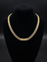 Load image into Gallery viewer, 10 K GOLD SEMI SOLID CHINO BAR LINK CHAIN
