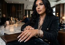 Load image into Gallery viewer, 10 K GOLD SILHOUETTE DUO RING