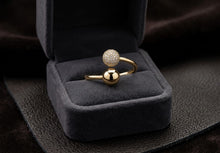 Load image into Gallery viewer, 10 K GOLD DUAL SPHERE RING