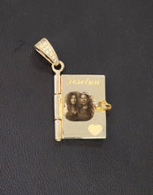 Load image into Gallery viewer, 10K Personalized Book Locket Pendant