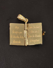 Load image into Gallery viewer, 10K Personalized Book Locket Pendant