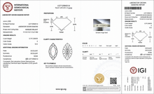 Load image into Gallery viewer, 14K Yellow Gold Marquise Lab Diamond Statement Ring — 5.79 CT