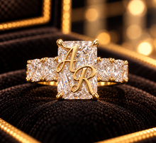 Load image into Gallery viewer, Radiant Elegance – 4.02 CT Lab Diamond Ring