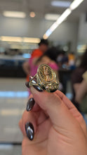 Load image into Gallery viewer, Santa Muerte Ring 10k