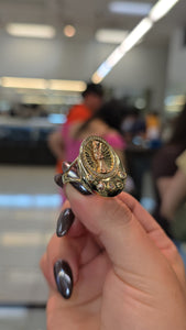 Santa Muerte Ring 10k