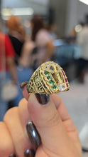 Load image into Gallery viewer, Horseshoe Cross Ring 10k