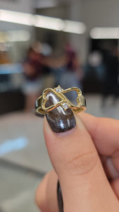 Infinity Heart Ring 10K Gold