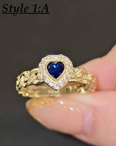 10K Heart Rings Collection