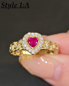 10K Heart Rings Collection