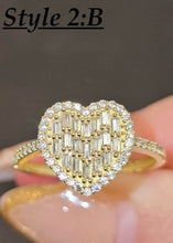 Load image into Gallery viewer, 10K Heart Rings Collection