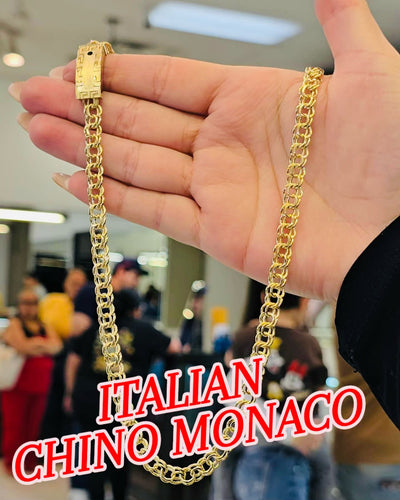 Customizable 10k Chino Monaco Chain