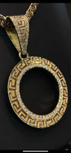 Load image into Gallery viewer, Gold Bezel with Diamonds and Greek pattern for Centenario.