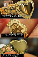 Load image into Gallery viewer, 10 K GOLD HEART CHINO BAR RING