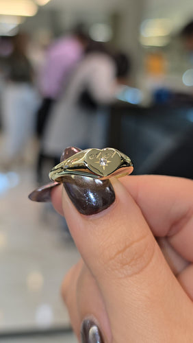 10K Gold Heart Ring