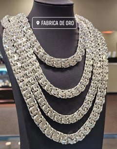 『Hollywood CHAIN BROWN×SILVER』 Wholesale Women Jewelry Exaggerated Fashion Hollow Punk Hip