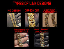 Load image into Gallery viewer, Custom Chino Bar Gold Chains