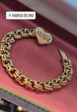 Load image into Gallery viewer, Custom Heart Lock Bracelet