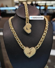 Load image into Gallery viewer, Monaco Heart Lock Bundle 10k Gold