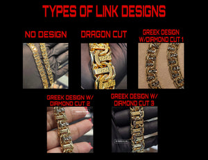 Custom Chino Bar Gold Bracelets