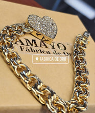 Load image into Gallery viewer, Custom Heart Lock Bracelet / Stones